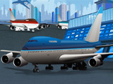 Boeing 747 parking